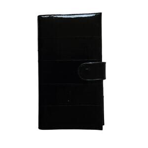 NWT Lee Sands Eel Skin vintage black women wallet